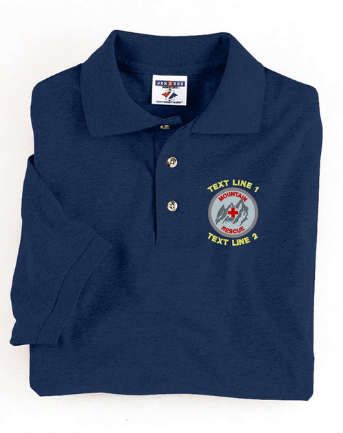 Mountain Rescue Polo Embroidered #420 (image for) Mountain Rescue Polo Embroidered #420
